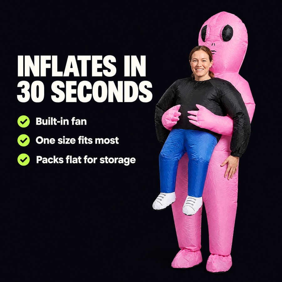 Inflates in 30 seconds with built-in fan